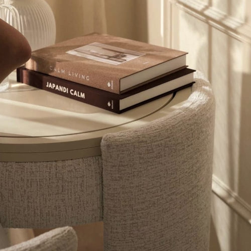 Closed, reads as a side table